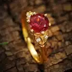 Rubellite Tourmaline Ring