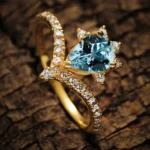 Stellar Glow Blue Topaz Ring