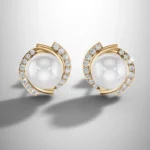 Infinite Elegance Pearl Stud Earrings