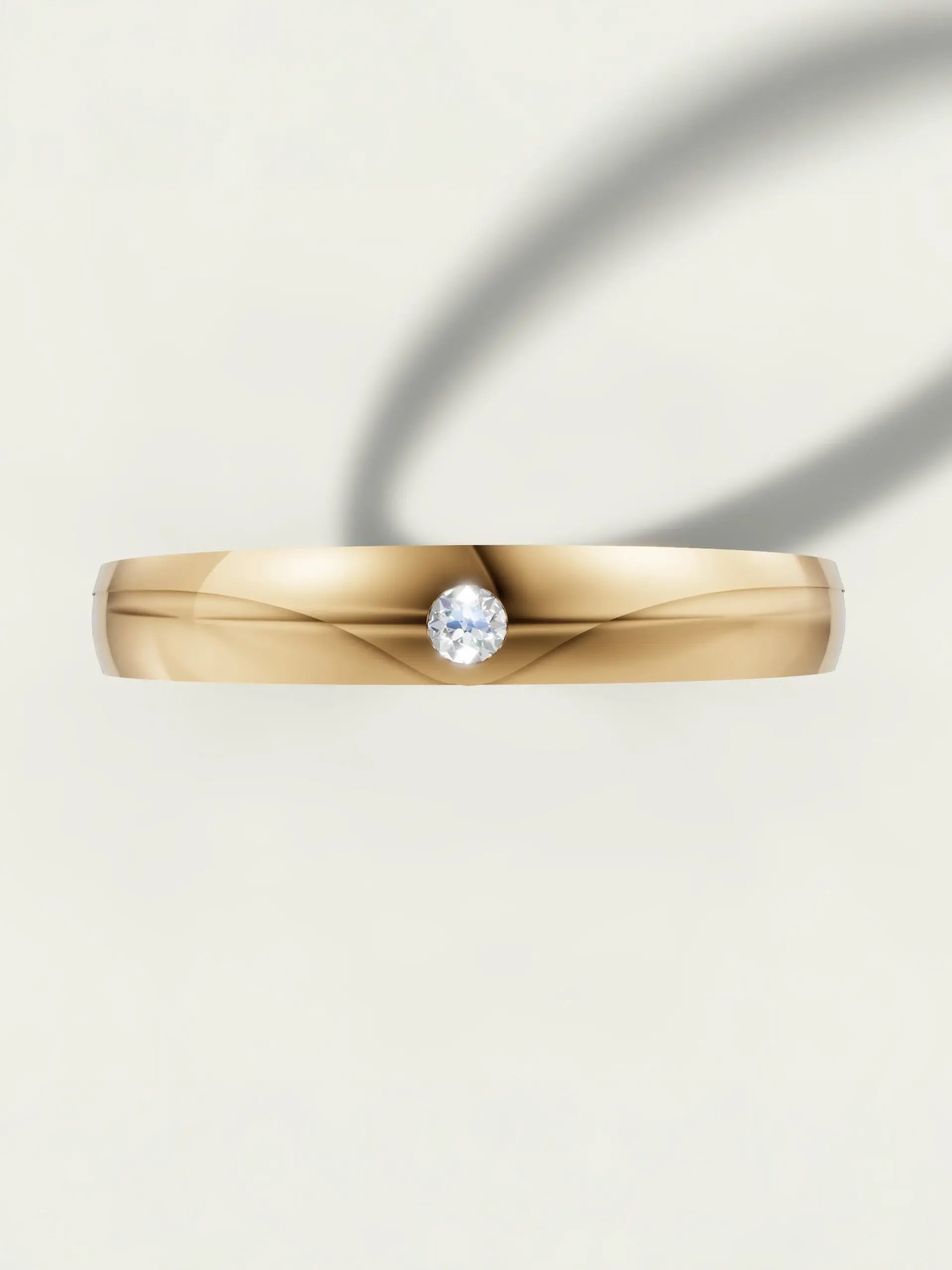 Moissanite Band Ring Elegant Eternal Wave Moissanite Band Ring in 925 Sterling Silver